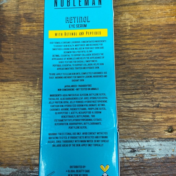 NIB The Nobleman retnol peptides eye cream unopened syrum .5 oz 
New in box - Picture 2 of 7